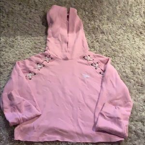 VS PINK pullover cropped hoodie